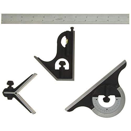 iGaging Premium 4-Piece 12" 4R Combination Square iGaging
