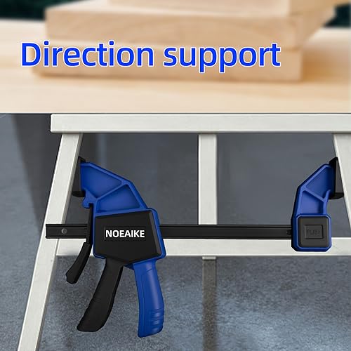 Bar Clamps for Woodworking,NOEAIKE 4-Pack Wood Clamps 12 Inch Light Duty One-Handed Woodwoking Clamps,Quick Grip/Spreader Clamps Set 150LBS Load NOEAIKE