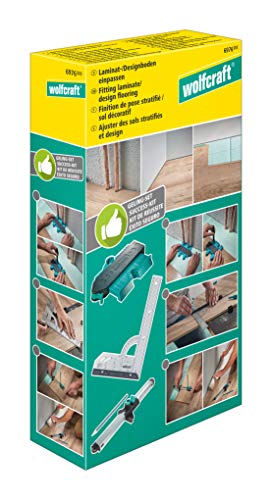 wolfcraft “Fitting Laminate and Design Flooring” Success Kit I 6976000 I Complete set consisting of universal angle & try square, contour gauge and wolfcraft