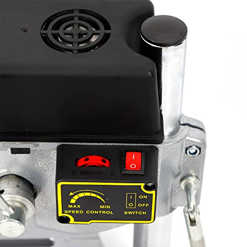 YUNLAIGOTOP 340W Mini Drill Press Bench, Mini Bench Drill Press, Portable Drill Workbench with 3 Speed Adjustable, Light-Duty DIY Craft Drilling YUNLAIGOTOP