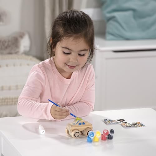 Melissa & Doug Created by Me! Monster Truck Wooden Craft Kit - Easter Basket Stuffers Easy To Assemble DIY For Kids Melissa & Doug