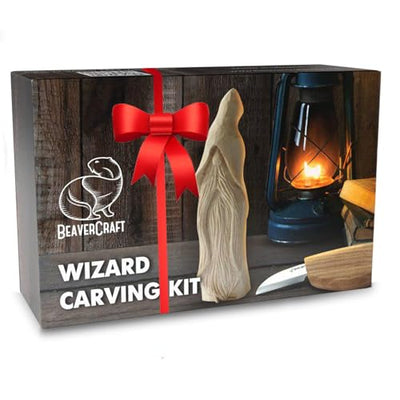 BeaverCraft Whittling Kit for Beginners, Wood Carving Kit for Beginners - Wood Carving Tools Woodworking Kit for Adults and Teens - Whittling Knife