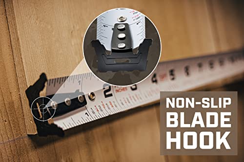 Spec Ops - SPEC-TM16 Tools 16-Foot Tape Measure, 1 1/4" Double-Sided Blade, Military-Grade Composite Case, 3% Donated to Veterans Black/Tan Spec Ops