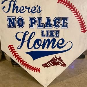 Unfinished Wood Home Plate Baseball Softball Diamond Base Silhouette - Craft- up to 24" DIY 12" / 1/8" 24 Hour Crafts