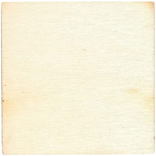 60 Pack Unfinished Wood Pieces 3x3 Inch, Blank Wooden Squares for Crafts, Cutout Tiles for DIY Coasters, Painting, Engraving Juvale