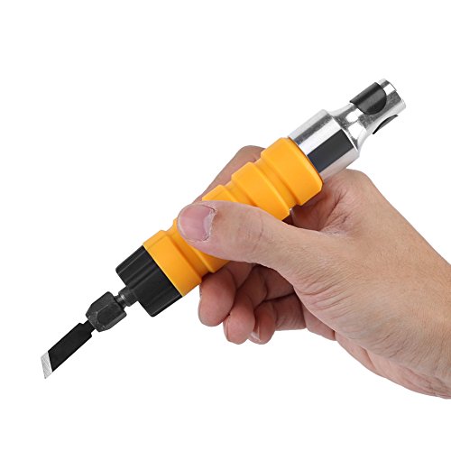 Electric Woodworking Carving Chisel Engraving Knife Tool Accessories for Carpenter and Graver 5 Blades and 1 Wrench (Drive Unit Needed) AUNMAS