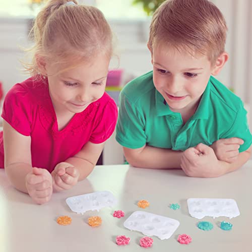 OIIKI 3PCS 3D Flower Resin Silicone Molds, Daisy Sunflower Flower Resin Casting Molds, DIY Resin Pendant Molds for Jewelry Making Necklace, Earrings, OIIKI