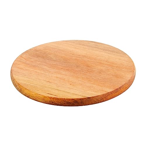 8 Pack Acacia Wood Coasters for Coffee Table - Wooden Coasters for Drinks, Dining Table, Bar (4 In) Juvale