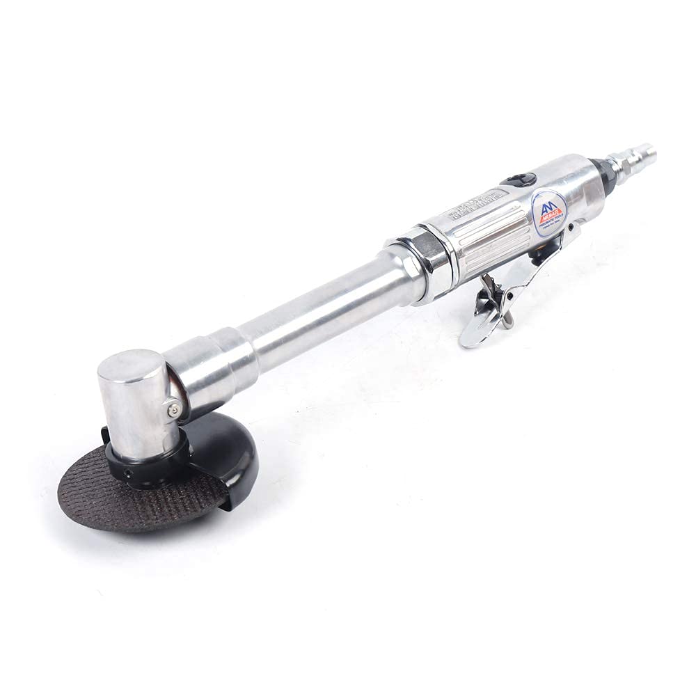 3" Long Handle Pneumatic Angle Cutting Machine Air Cut off Tool Cutting Machine Grinding Tool Angle Sander Air Extended Angle Cutter Handle Cutter NeNchengLi