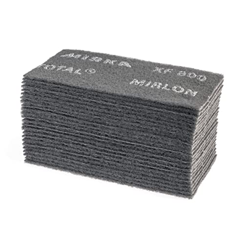 Mirka Mirlon Total Scuff Handsanding Pad Non-Woven/Extra Fine Grit 800/25 Pieces / 4.5" x 9" / 18-118-446 Mirka