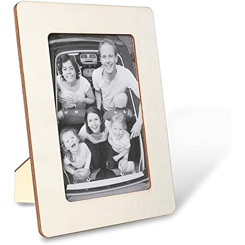 Bright Creations Wooden Picture Frame for 4 x 6 Inch Photos (4 Pack) Bright Creations