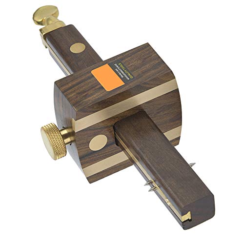 Mortise Gauge Woodworking Marking Gauge 8 inch Sliding Mark Scraper Marker Measuring Tool Adjustable Head Meter Carpentry Carpenter Accessories FTVOGUE