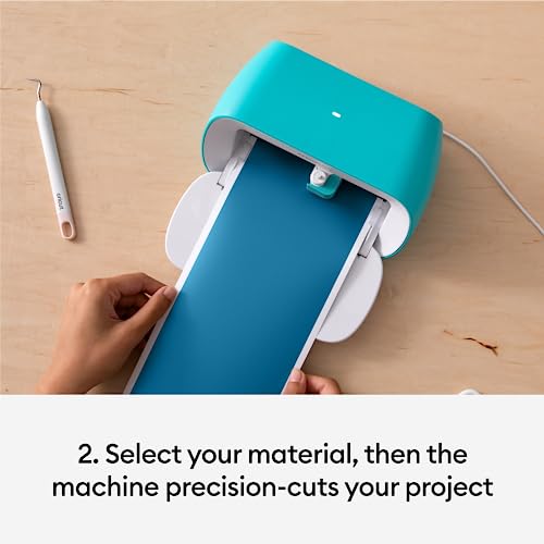 Cricut Joy Machine - A Compact, Portable DIY Smart for Creating Customized Labels, Cards & Crafts, Works with Iron-on, Vinyl, Paper Materials, Cricut