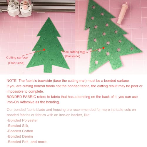 Bonded Fabric Blade for Maker 3/Maker/Venture/Explore 3/Air 2/Air/One, Bonded Fabric Blade and Housing for Cutting Bonded Fabrics: Bonded OVAN