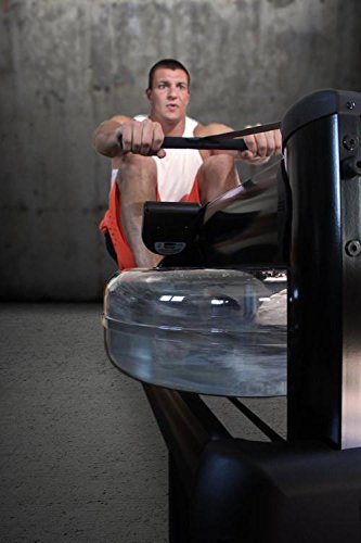 WaterRower Gronk Fitness M1 Hi Rise Water Rowing Machine | Limited Edition Low Impact Cardio Workout Machine | Commercial Grade Water Rowing WaterRower