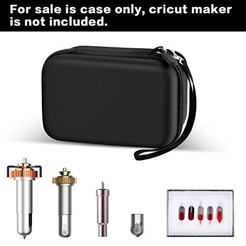 Organizer Case Compatible for Cricut Maker Blades QuickSwap Engraving Tip Bonded-Fabric Blade Housing for Cricut Mint Explore Air Machine for Cricut PAIYULE
