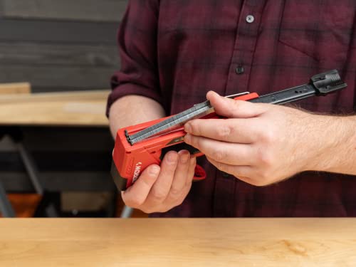 Arrow T501 5-in-1 Manual Staple and Nail Gun, Wire Stapler, and Brad Nailer for Wood, Upholstery, Construction, Insulation, Crafts, Fencing, and Arrow Fastener