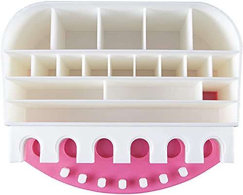 XCJD Organizer for Cricut Tools and Accessories Blade Holder Caddy,Storage for Cricut Maker Blades/QuickSwap Tip/Explore DeepCut Blade (RED, XCJD