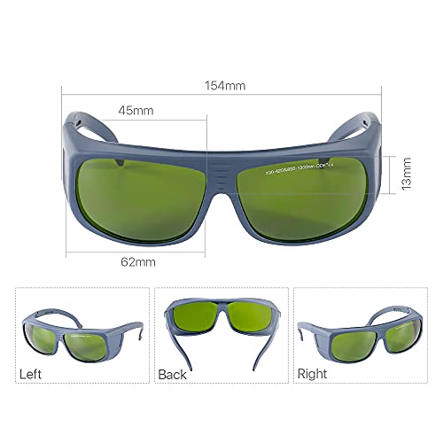 Cloudray 1064nm Laser Safety Goggles 850-1300nm OD6 CE Protective Glasses Eyewear For YAG DPSS Fiber Laser Style D Cloudray