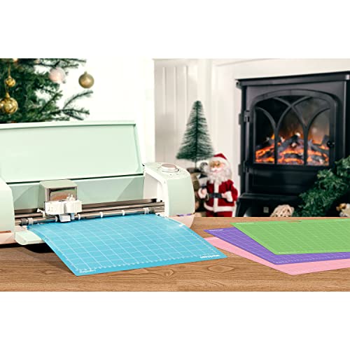 WORKLION Cutting Mat 12x12 for Cricut: (5 Mats, 2 Standard adhesive/ 1 Frabric adhesive/ 1 Light adhesive/ 1 Strong adhesive) Variety Mats for Cricut WORKLION