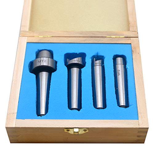 Oudtinx Woodworking Wood Lathe Drive Center 4pc Set, 2MT Mount Oudtinx