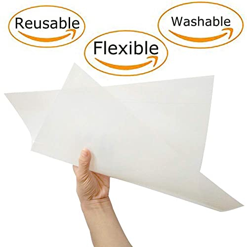 12pcs 6mil Blank Stencil Material, 12 x 12inch, Milky Translucent- Make Your own Stencil Arzok