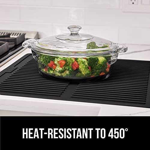 Gorilla Grip 100% BPA-Free Silicone Dish Drying Mat for Kitchen Counter, Slip Resistant Dishwashing Mat, Quick Dry, Heat Resistant Waterproof Sink Gorilla Grip