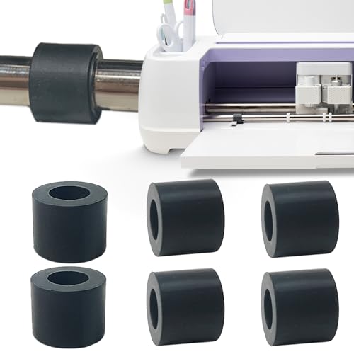 Rubber Roller Replacement Compatible with Cricut Maker/Maker 3, Mat Guide Rubbers for Cricut Repair Accessories FEOXSHAL