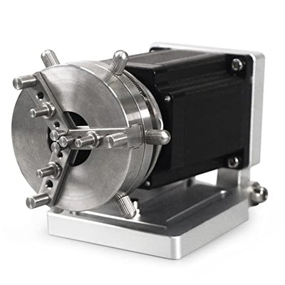 ComMarker 83mm Chuck Rotary Axis for Laser Marking Machine, Fiber Laser Engraver Attachment, Rotary Axis Perfect for Jewelry, Rings, Bracelets