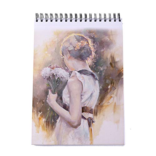 Bachmore Drawing Pad 9X12 Inch (110lb/180g), 60 Sheets, Top Spiral Bound Multi-Media for Artist Pro & Amateurs | Acrylic Art, Ink, Paint, Oil BB Bachmore