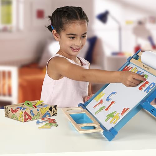 Melissa & Doug Disney Mickey and Friends Wooden Alphabet Magnets - 52 Uppercase and Lowercase Letters Melissa & Doug