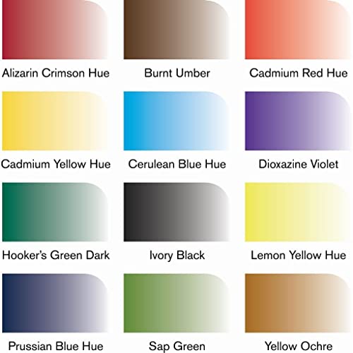 Winsor & Newton ProMarker Watercolor Marker Set, 12 Count, Basic Tones Winsor & Newton