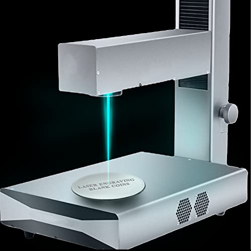 20 Pcs Blank Challenge Coin Silver Platd Laser Blank Coins for Engraving 1.57 Inch Round 0.11 Inch Thick Metal Stamping Blanks Laser Engravable for TOYTOSMPL