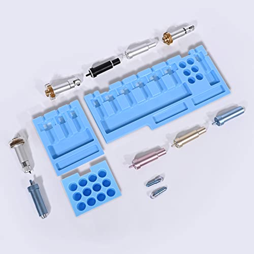 Duryeo Blade Storage Insert for Cricut Maker 3 & Maker, Blades Tray, Drawer Blade Housing and Quickswap Tip Accessories Organizer (Blue,Blades and Duryeo