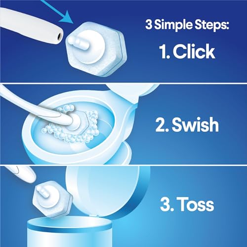 Clorox ToiletWand Disinfecting Refills, Disposable Wand Heads - 30 Count (Package May Vary) Clorox