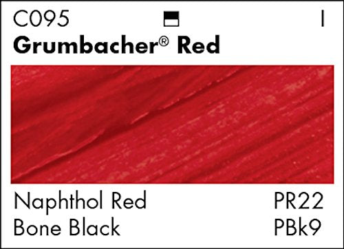 GRUMBACHER Academy Acrylic Paint, Gloss, 90ml/3 oz Metal Tube, 6-Color Mixing Set (C1026) Grumbacher