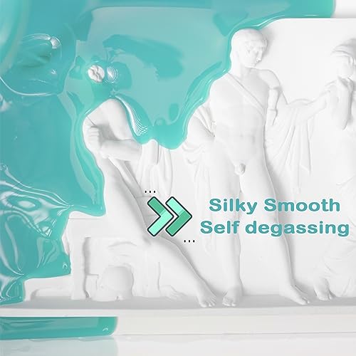 BBDINO Silicone Mold Making Kit, Liquid Super Elastic Silicone for Mold Making, 4.4 lbs (70 oz), Fast Cure Silicone Rubber Mold Making Kit, 1A:1B BBDINO