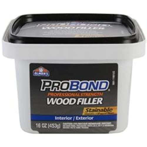 ELMERS Available Stainable Wood Filler, 1 Pint (P9891), 16 oz, Brown Elmer's