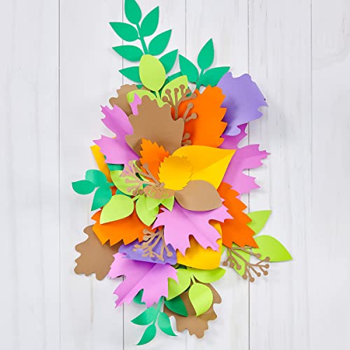 Astrodesigns Crafting Cardstock, 12" x 12", 65 lb./176 gsm, 7-Color Fall Assortment, 84 Sheets (91822) Astrodesigns