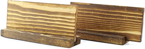 Darware Blank Wood Tabletop Signs (6-Pack, Brown); Natural Wood Signs for DIY Decorating for Weddings, Parties, Events and Business Darware