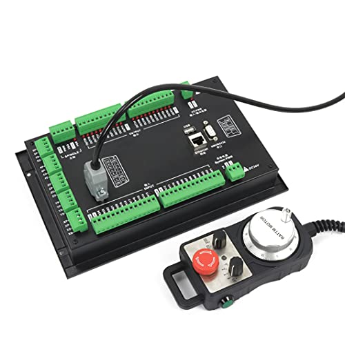 CNCTOPBAOS 4 Axis Milling Machine CNC Controller,1000KHz Offline Standalone PLC,DDCS Expert Motion Control System with MPG Handwheel for CNC CNCTOPBAOS