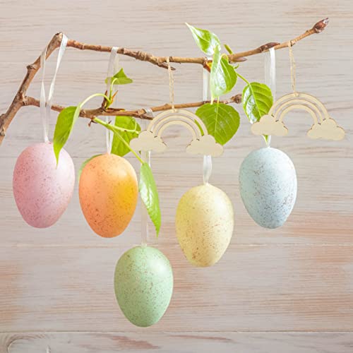 20pcs Rainbow Wood Cutout Unfinished Wooden Rainbow Unpainted Rainbow Slices Rainbow Cloud Pieces DIY Blank Graffiti Rainbow with Hemp Rope for Craft SEWACC