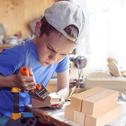8 Pack Basswood Carving Blocks 6 X 1.5 X 1.5 Inch, Large Whittling Wood Carving Blocks Cubes Kit for Kids Adults Beginners or Expert, Fowecelt