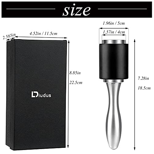 DIUDUS Leather Hammer Leather Mallet Craft Leather Carving Hammer Leather Maul for Stamping Tool Black Nylon Head Leather Mallet for Leather Work DIUDUS