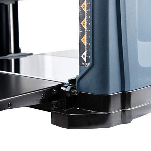 POWERTEC PL1252V 15 Amp 2-Blade Benchtop Thickness Planer For Woodworking | 12-1/2 in. Portable POWERTEC