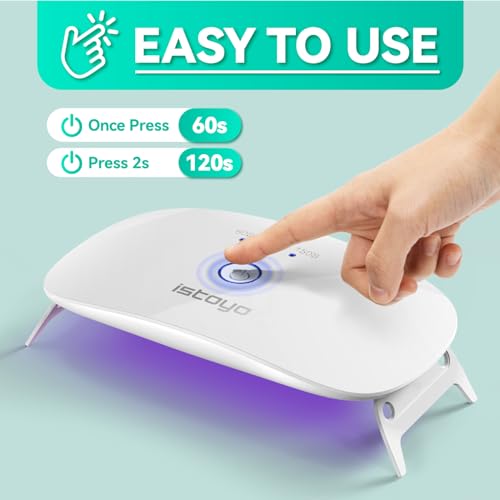 ISTOYO UV Resin Kit with Light, 155Pcs and 3 Timer Setting UV Resin Light, Jewelry Making Kit with Highly Clear UV Resin, Upgraded UV Resin Kit for ISTOYO