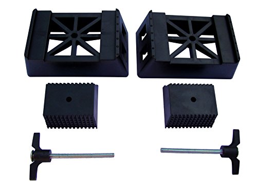 POWERTEC 71026 Plastic Sawhorse Brackets for Use with 2x4 Lumber | Kit Builds one Saw Horse, Set of 2, Black POWERTEC