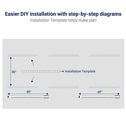FLEXIMOUNTS 3x8 Overhead Garage Storage Rack,Adjustable Garage Storage Organization Systerm,Heavy Duty Metal Garage Ceiling Storage Racks,2 FLEXIMOUNTS