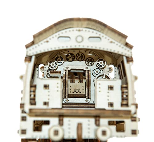 3D Wooden Train Model Kit for Adults – Elegant Laser Cut Mechanical Puzzle by WOODEN.CITY WOODEN.CITY