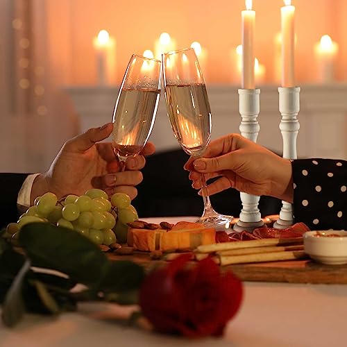 Tanlade 16 Pcs Wooden Candle Holders Set for Pillar Candles Farmhouse Unfinished Wood Boho Candle Sticks Holder Rustic Candlestick Holder Stand for Tanlade